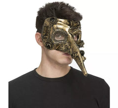 Máscara de nariz comprido Steampunk