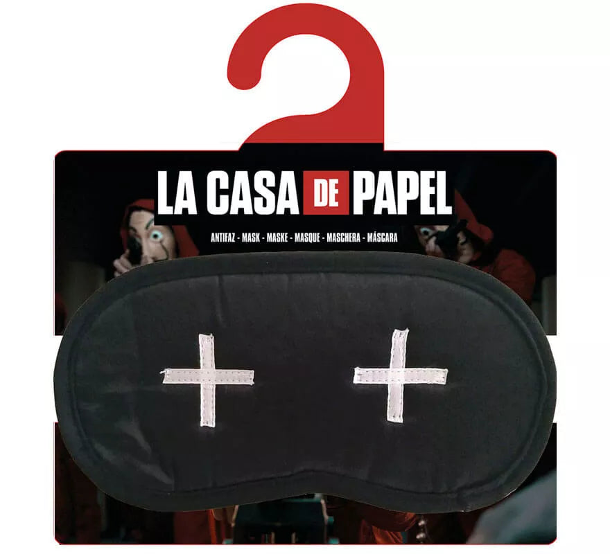 Translation missing: pt-PT.Antifaz Negro con Cruces de La casa de papel