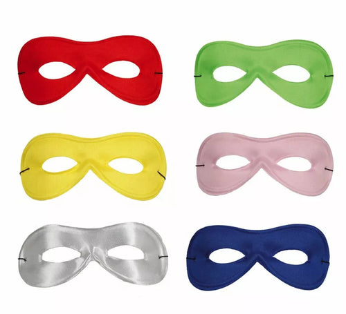 Antifaz Pierrot Seda Multicolor Extra Surtido