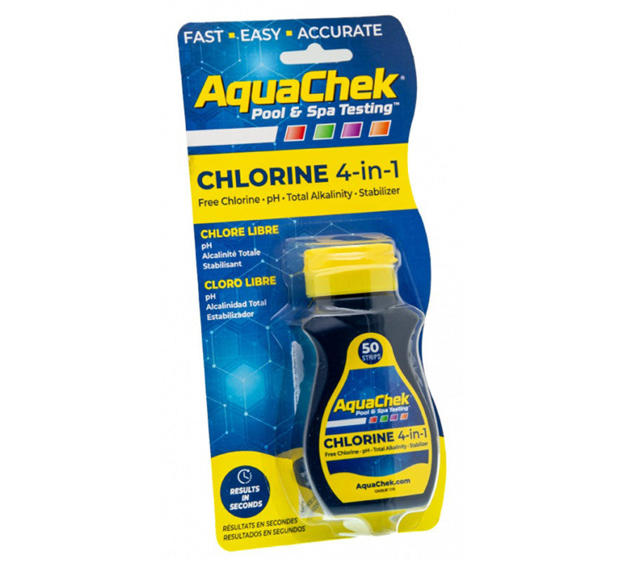 Translation missing: pt-PT.Aquacheck Chlorine 4-in-1 de 50 Tiras