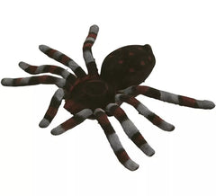 Aranha gigante marrom e cinza 15 cm