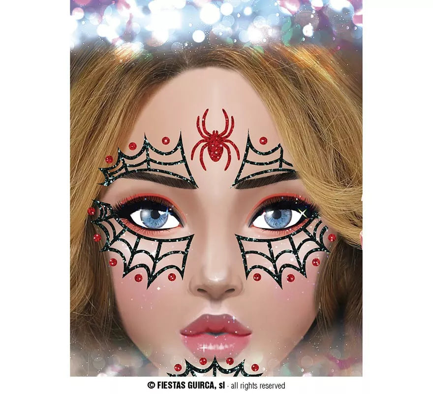 Translation missing: pt-PT.Brillantina Facial Spiderweb de 20x20 cm