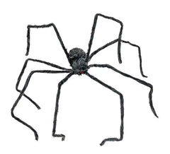 Aranha cinza com pernas longas e finas, 80x18x8 cm