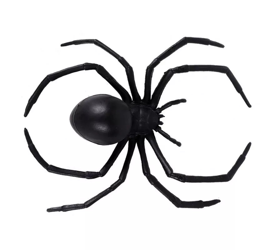 Translation missing: pt-PT.Araña Negra Aterradora de 16X12,5X3 cm