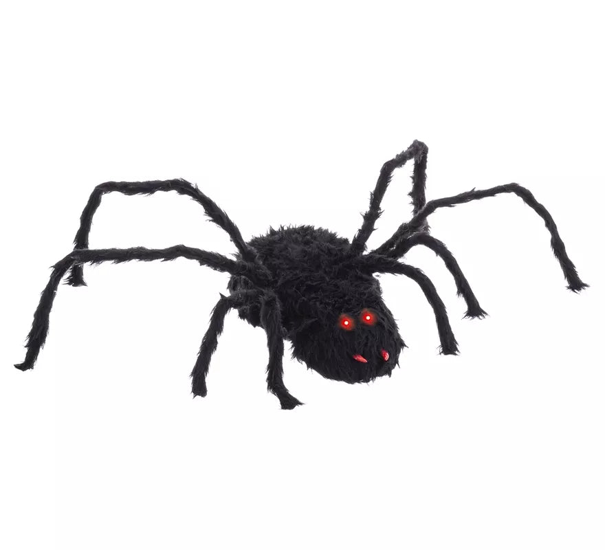 Translation missing: pt-PT.Araña negra con Luz, Sonido y Movimiento de 95x30x10 cm