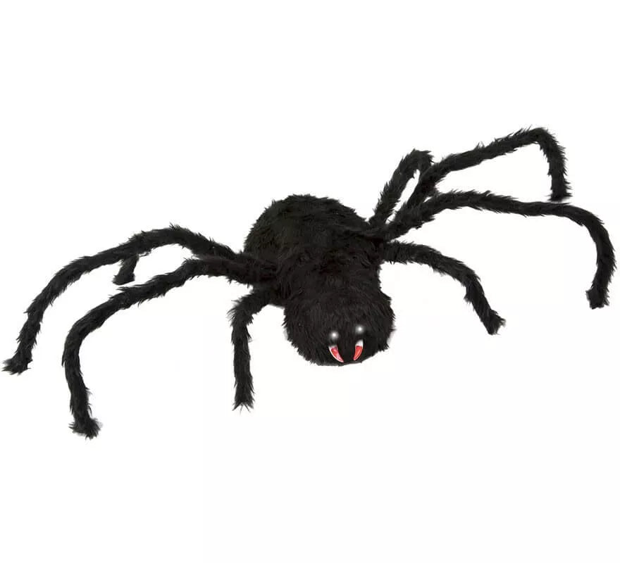 Translation missing: pt-PT.Araña Negra con Movimiento, Luz y Sonido 125x30 cm