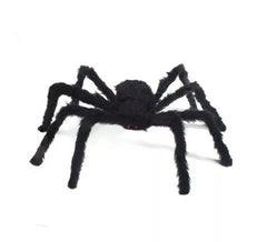Aranha preta com pernas curtas de 90 cm