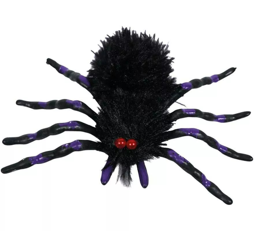 Translation missing: pt-PT.Araña Negra y Morada de 18x12 cm