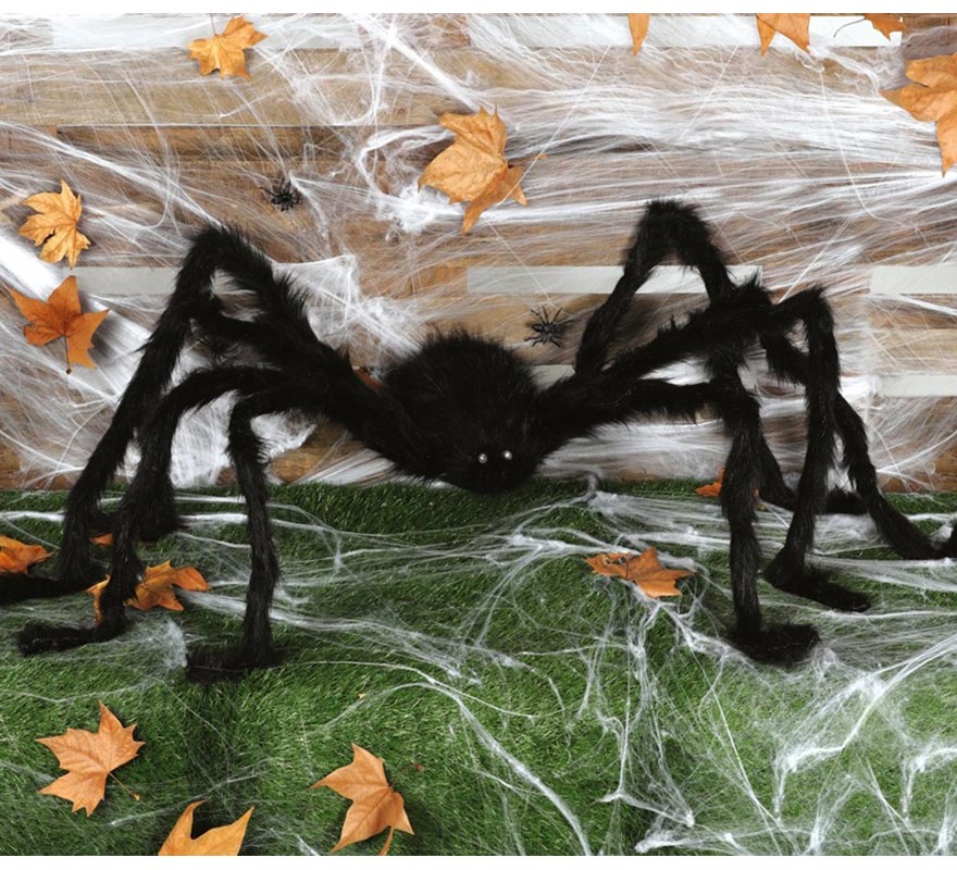 Araña Peluda con Luz 150 Cm