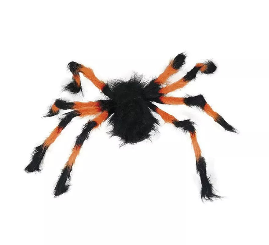 Translation missing: pt-PT.Araña Peluda naranja y negra de 75 cm