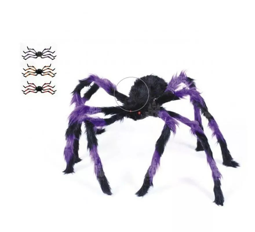 Translation missing: pt-PT.Araña Peluda púrpura y negro de 125 cm