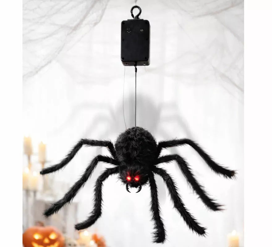 Translation missing: pt-PT.Araña Sube y Baja Susto con Luz, Sonido y Movimiento de 80 cm