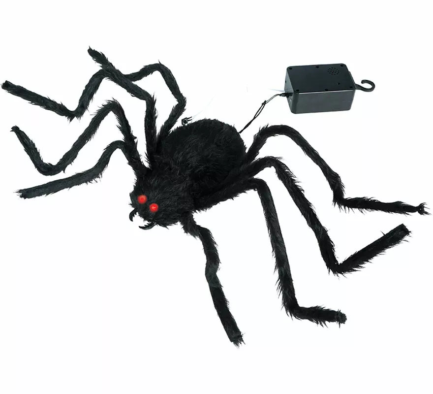 Translation missing: pt-PT.Araña Sube y Baja Susto con Luz, Sonido y Movimiento de 80 cm