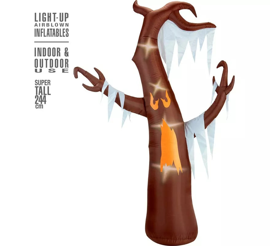 Translation missing: pt-PT.Árbol de los Hechizos Auto Hinchable de Halloween con Iluminación de 244 cm