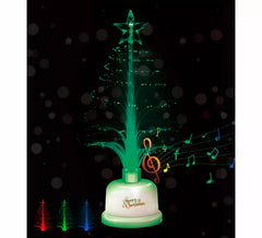 Árvore de Natal com Luz e Música, 4,5x15 cm