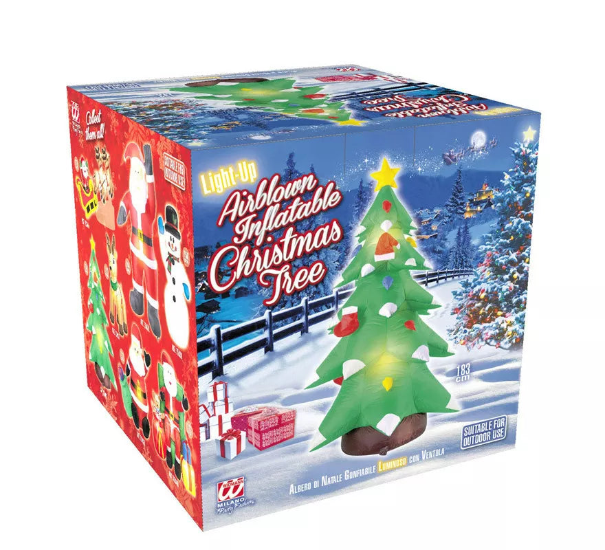 Translation missing: pt-PT.Árbol de Navidad Hinchable Luminoso con Ventilador de 183 cm