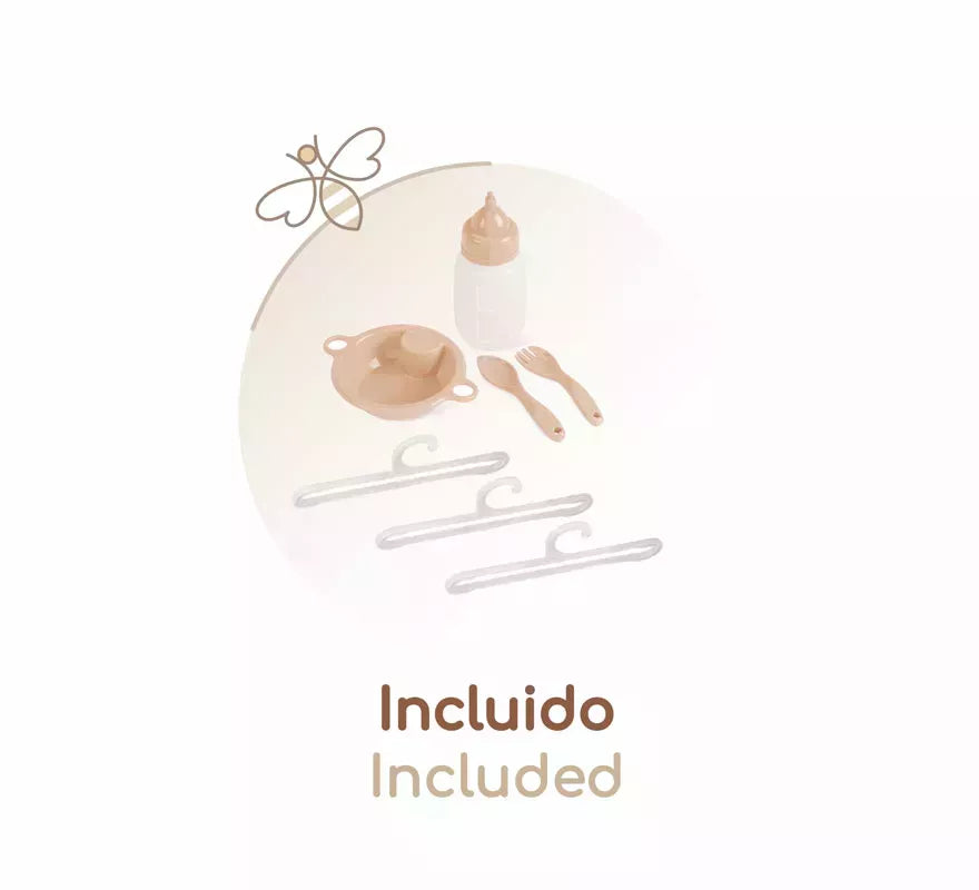 Translation missing: pt-PT.Armario Cambiador Plegable con Accesorios para Muñecas de hasta 42 cm