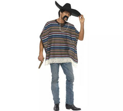 Poncho mexicano autêntico