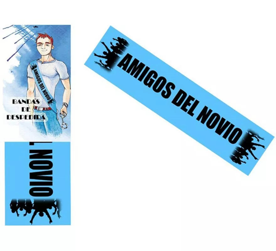 Translation missing: pt-PT.Banda Amigos del Novio de 80 cm en colores surtidos