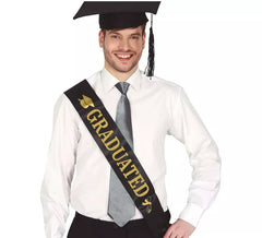 Black Graduate Band com Gold