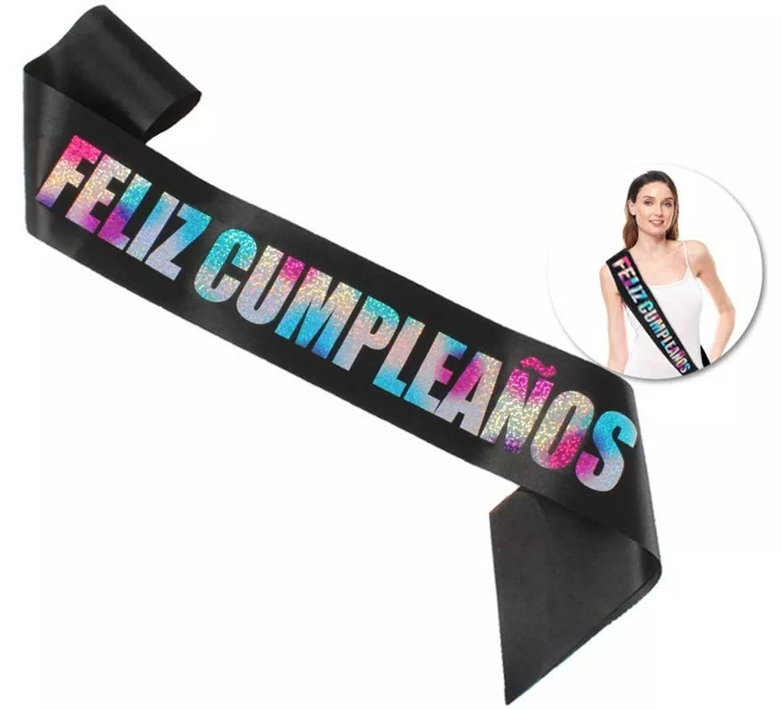 Translation missing: pt-PT.Banda Feliz Cumpleaños de 160x9,5 cm en varios colores