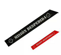 Banda Mission Farewell de 80 cm em cores sortidas