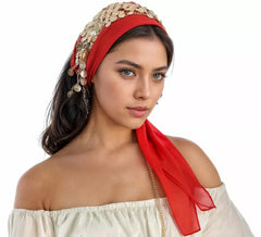 Bandana de moeda cigana