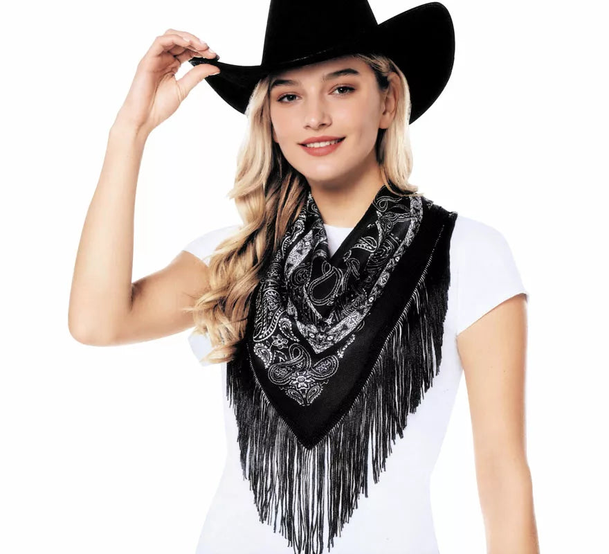 Translation missing: pt-PT.Bandana de Vaquero del Oeste con Flecos