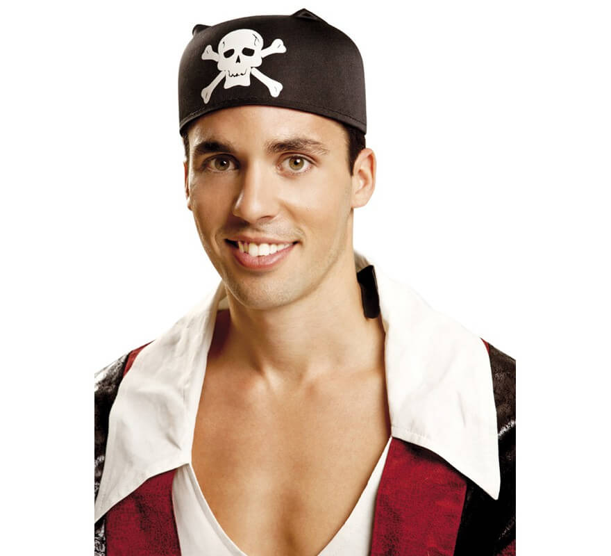 Translation missing: pt-PT.Bandana o Pañuelo Negro de Pirata para adultos