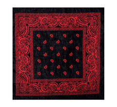 Bandana ou Lenço Paisley Off de 54x54 cm em várias cores