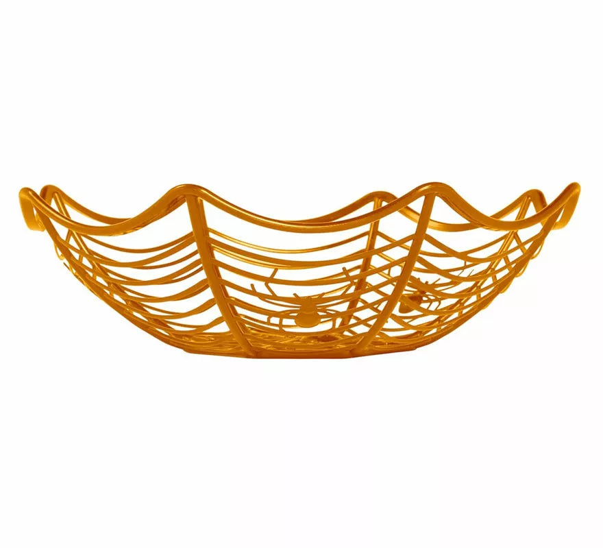 Translation missing: pt-PT.Bandeja Naranja Telaraña de Plástico de 28X8 cm
