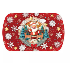 Bandeja de pvc do Papai Noel 39x24 cm