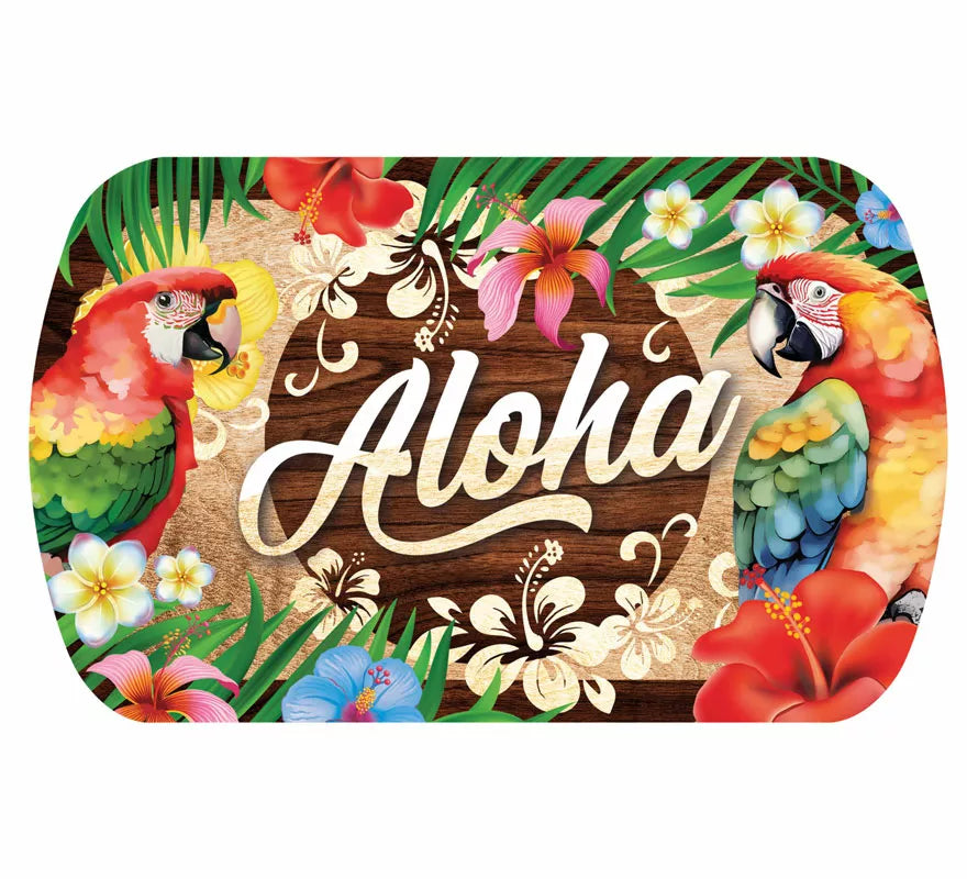 Translation missing: pt-PT.Bandeja Verano Aloha de plástico de 39x24 cm