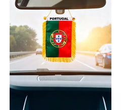 Bandeirinha de Portugal para pendurar, 8 x 12 cm