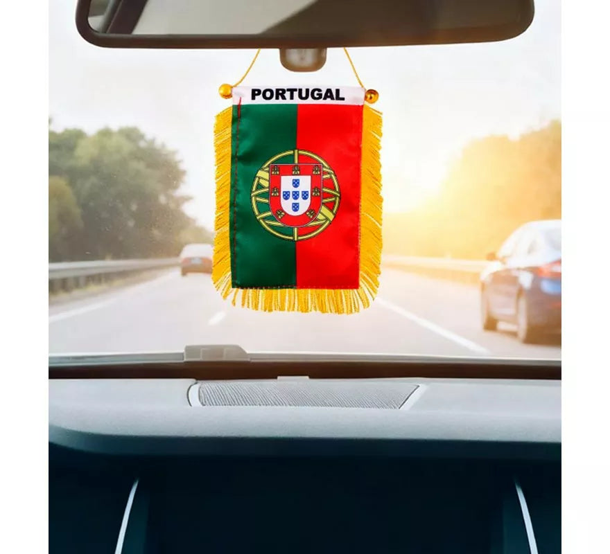 Translation missing: pt-PT.Banderín de Portugal Colgable de 8x12 cm