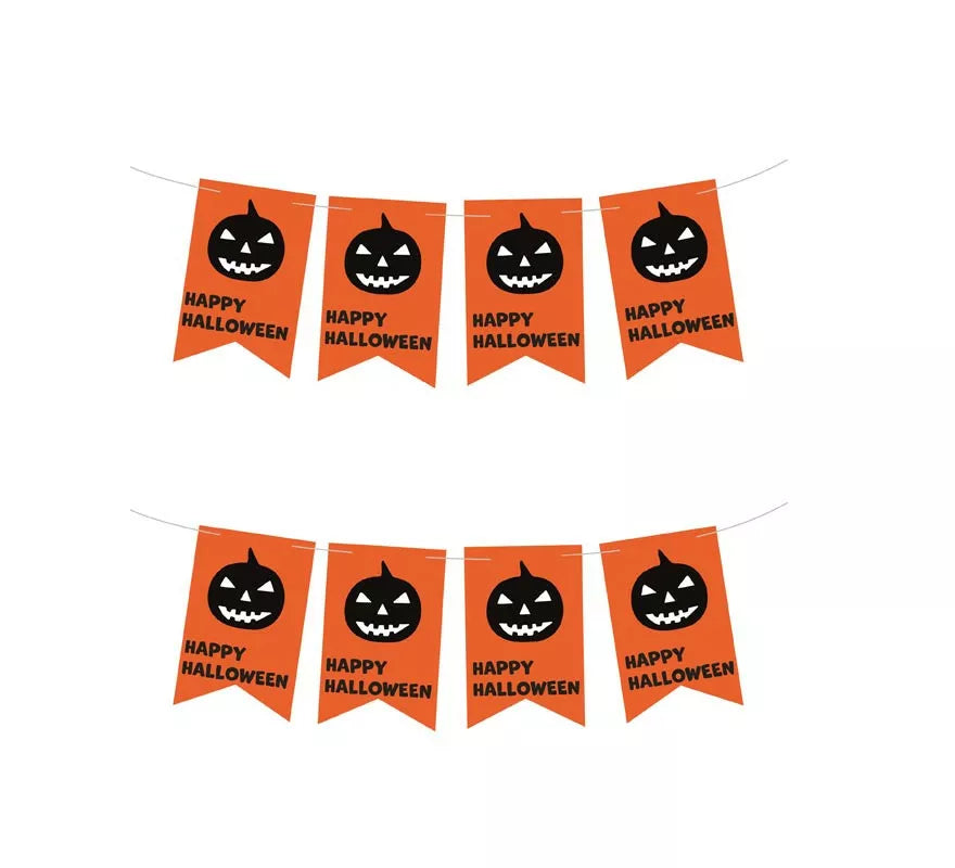 Translation missing: pt-PT.Banner de Calabaza Happy Halloween de 3 m