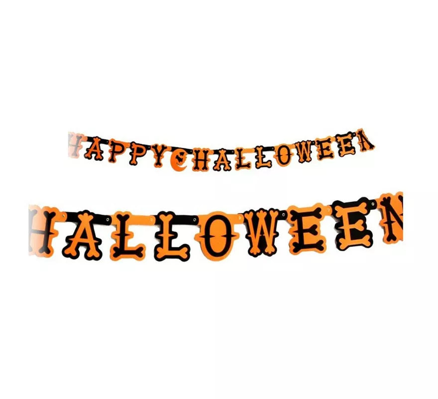 Translation missing: pt-PT.Banner o guirnalda Happy Halloween de 1,5 m