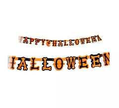 Banner ou guirlanda de feliz Halloween de 1,5 m