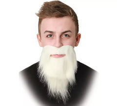 Barba Branca Penteada Grossa