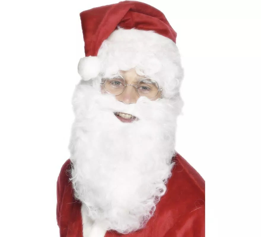 Translation missing: pt-PT.Barba de Papá Noel Blanca 28 cm