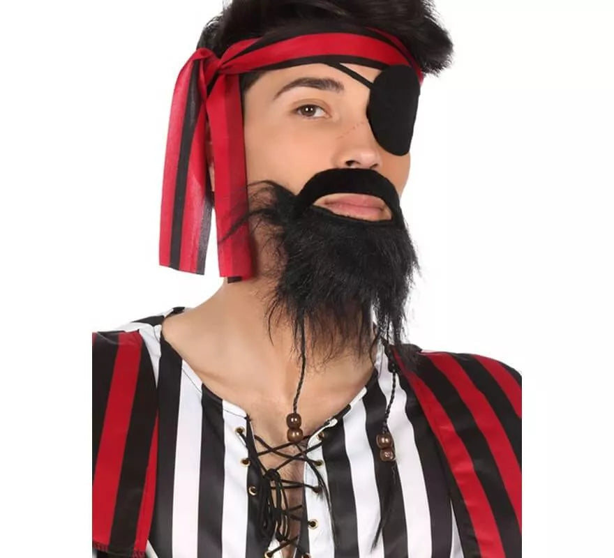 Translation missing: pt-PT.Barba negra de Pirata con borlas