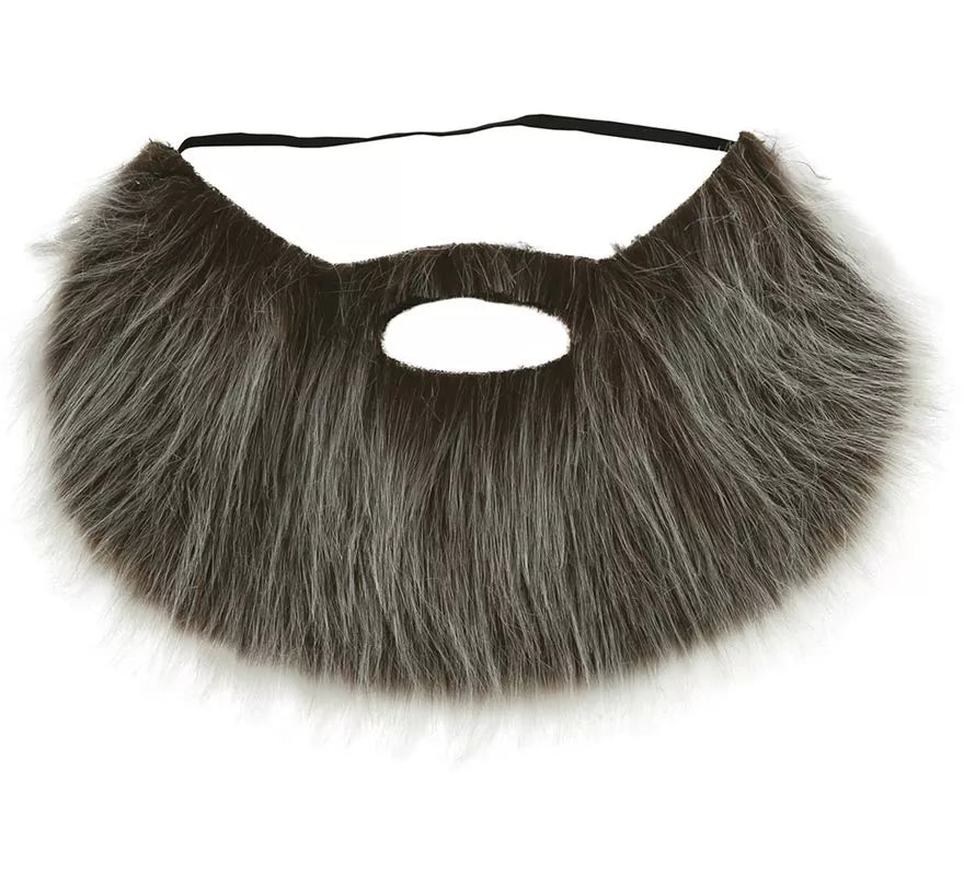 Translation missing: pt-PT.Barba y Bigote Gris con Goma Elástica