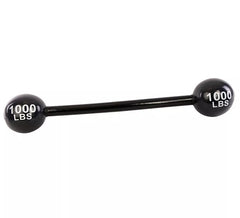 Barra Strongman pesos pretos de 120 cm