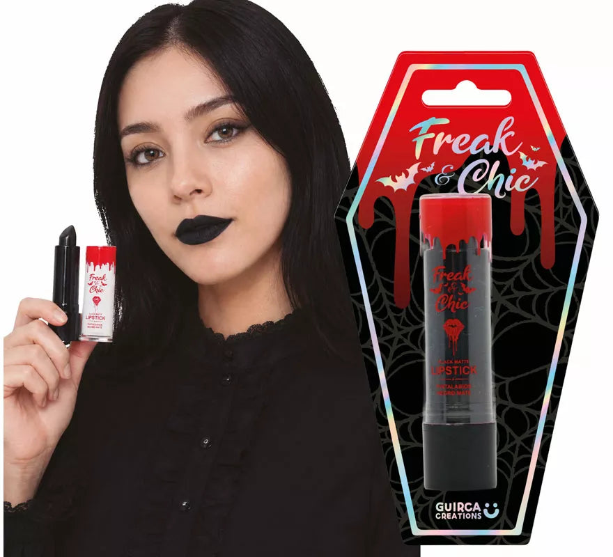 Translation missing: pt-PT.Barra de Labios negro Mate Extravagante y Elegante
