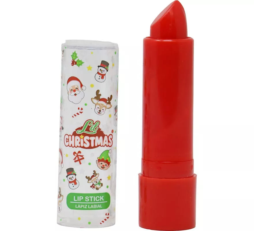 Barra de Labios roja con Sabor a Fresa