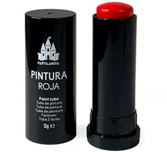 Bastão de tinta vermelha