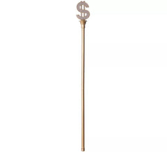 Bengala com símbolo de dólar de 112cm