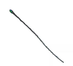 Cajado de bruxa torto de 140 cm