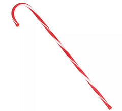 Bengala de Natal de plástico de 86 cm