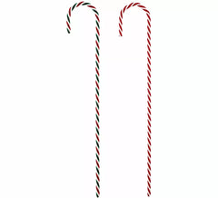 Bengalas de Natal finas sortidas, 79 cm